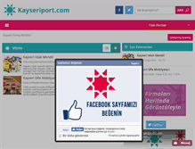 Tablet Screenshot of kayseriport.com
